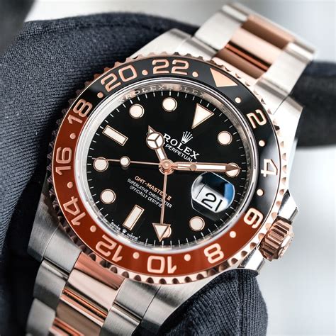 rolex gmt master 2 bicolor rose|rolex gmt 2 rose gold.